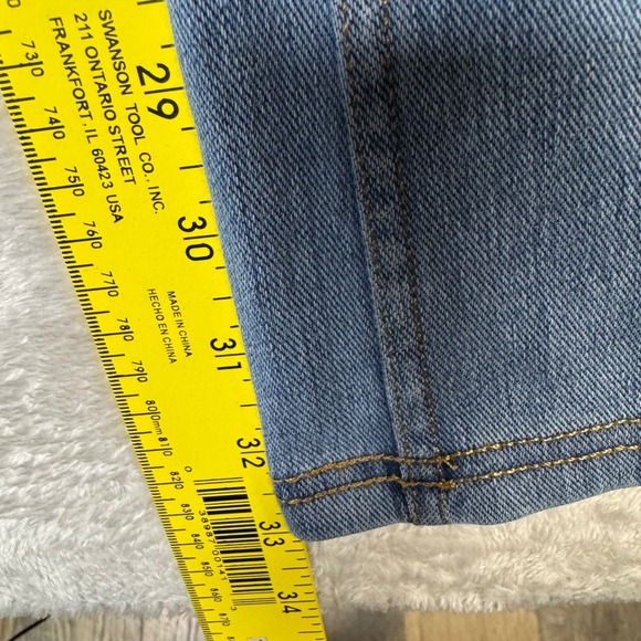 NWOT Halara Flex Women High Waisted Stripe Wide Leg Flowy Jeans M Pockets - Picture 10 of 12